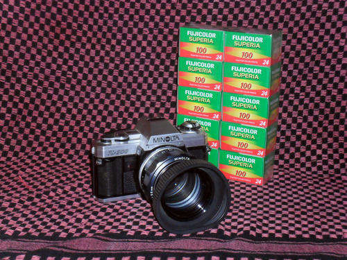 Minolta X-300 + 58mm f1.2 lens + 10x expired FujiFilm Superia 100 (24exp) PLEASE SEE DESCRIPTION!