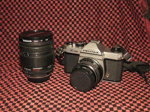 Pentax K1000 + lenses