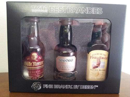 FINE BRANDY "BY DESIGN" GIFT BOX - 3 x 50ml