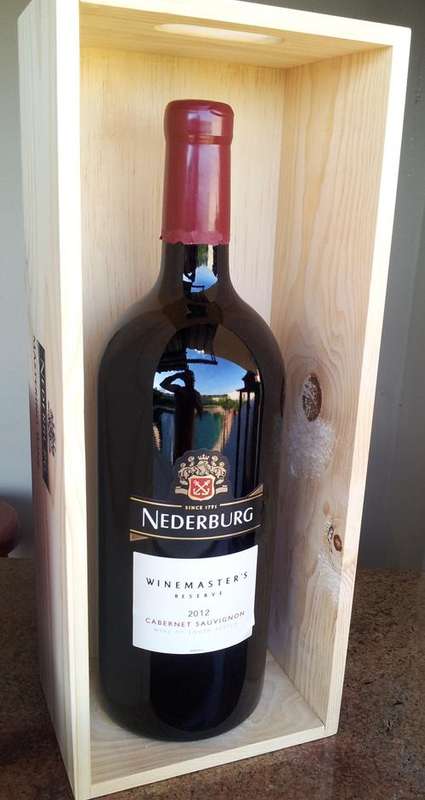 NEDERBURG WINEMASTER'S RESERVE 2012 CABERNET SAUVIGNON - 3 LT BOTTLE IN WOODEN BOX