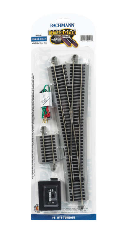 Bachmann #5 Wye Turnout (HO Scale) NEW (GREAT SPECIAL!!!!)