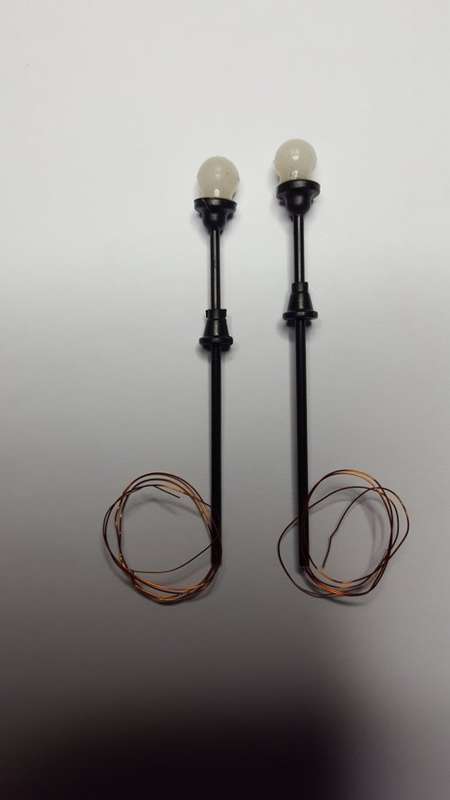 Operational Dome Street Lights. Set of 2 (65 mm)