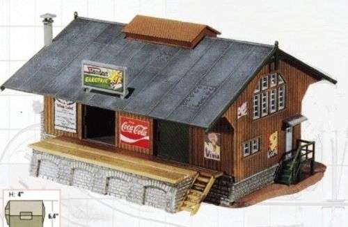 Model-Power - Warehouse Building Kit HO Scale.