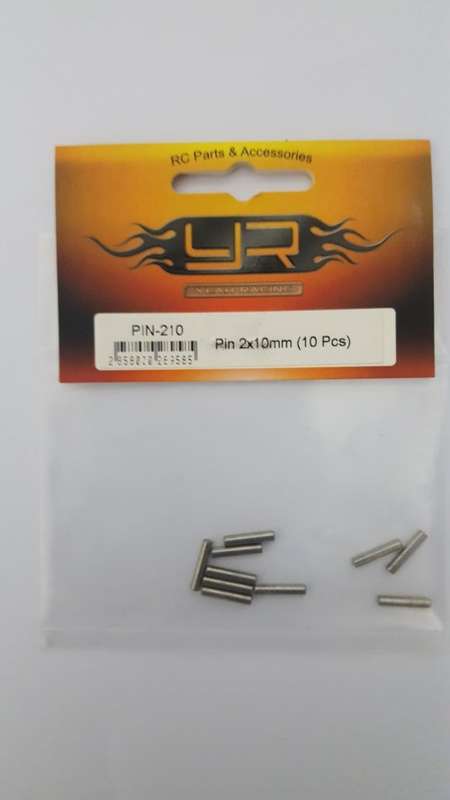 Yeah Racing - Pin 2 x 10 mm.