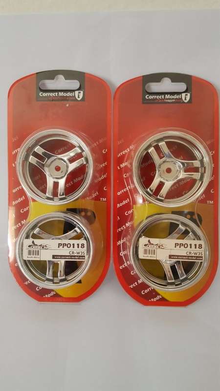 Correct Models - Combo Set of 4 Rims. (2 Sets of 2 Each)
