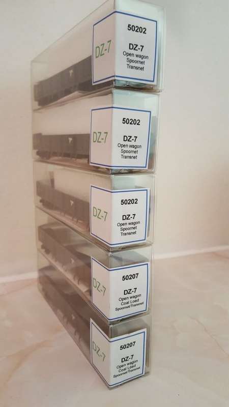CMD Models - Spoornet DZ-7 Open Wagons. (Batch of 5 - Original Boxes)