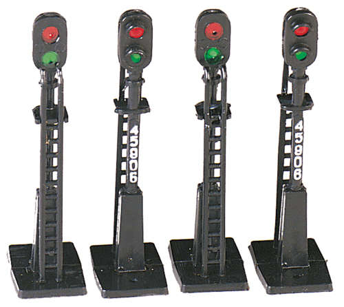 Bachmann HO Non-Operating Block Signal (4)