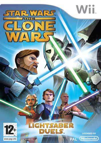 STAR WARS THE CLONE WARS LIGHTSABER DUELS GAME FOR NINTENDO WII