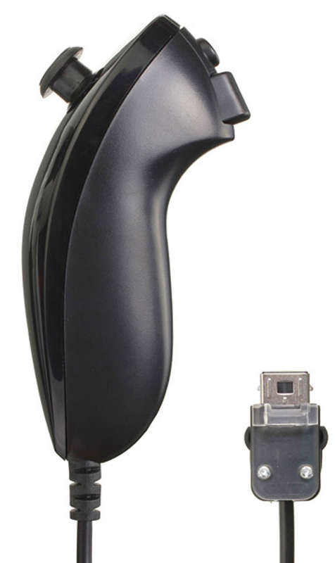 HIGH QUALITY NINTENDO WII GENERIC NUNCHUCK CONTROLLER (BLACK)