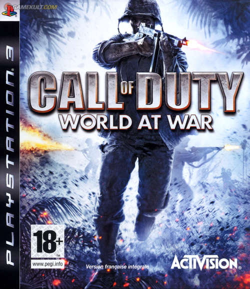 CALL OF DUTY WORLD AT WAR GAME FOR PS3