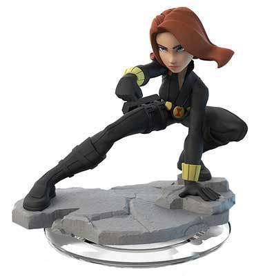 DISNEY INFINITY MARVEL SUPER HEROES 2.0 GAME BLACK WIDOW FIGURE
