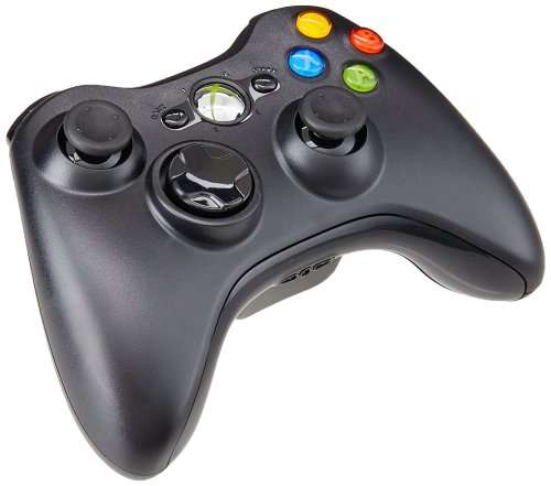 ORIGINAL XBOX 360 WIRELESS CONTROLLER / BLACK