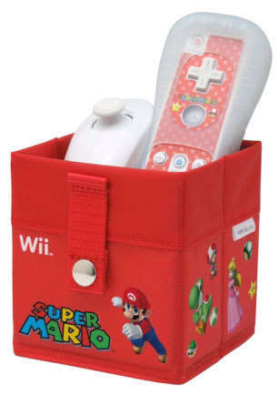 Nintendo wii super mario link stand + wii remote decorative skin  (new)
