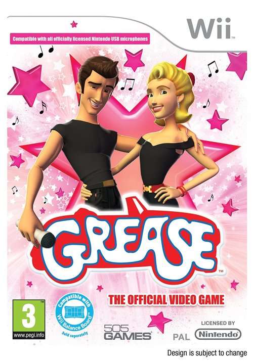 GREASE THE OFFICIAL VIDEO GAME FOR WII