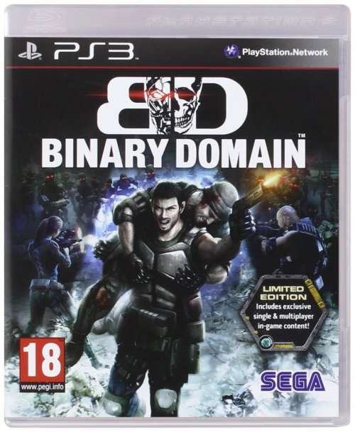 BINARY DOMAIN LIMITED EDITION GAME FOR PS3