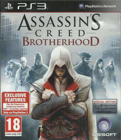 ASSASSIN'S CREED BROTHERHOOD SPECIAL EDITION GAME FOR PS3