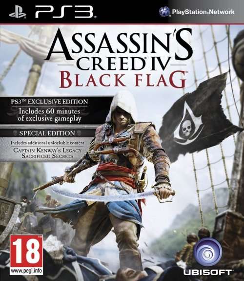 ASSASSINS CREED IV BLACK FLAG GAME FOR PS3