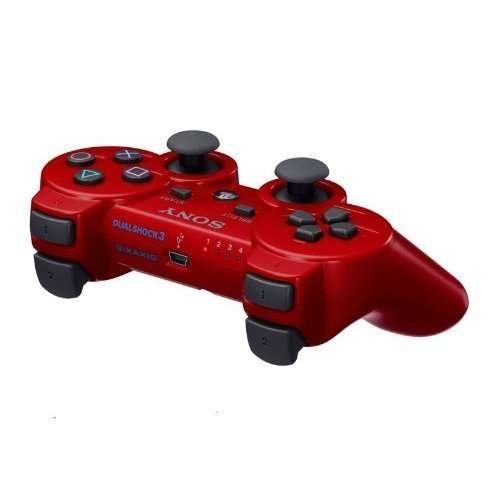 SONY PLAYSTATION 3 (PS3) DUALSHOCK 3 WIRELESS CONTROLLER RED