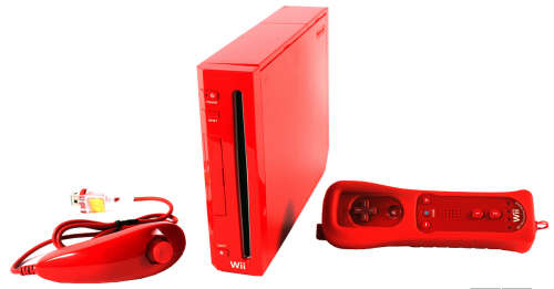 LIMITED EDITION NINTENDO WII RED CONSOLE + ACCESSORIES ETC