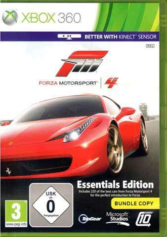 FORZA MOTORSPORTS 4 ESSNETIAL EDITION BUNDLE COPY GAME FOR XBOX 360