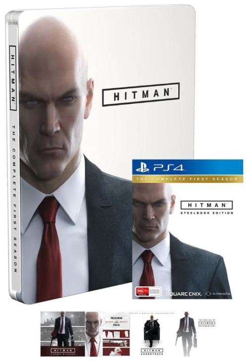 HITMAN THE COMPLETE FIRST SEASON STEEL BOOK EDITION GAME FOR PS4