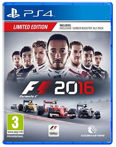 FORMULA 1 2016 / F1 2016 GAME FOR (PLAYSTATION 4 / PS4 )