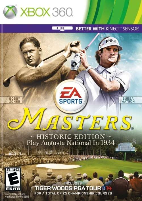 TIGER WOODS PGA TOUR 14 MASTERS HISTORIC EDITION GAME FOR XBOX 360