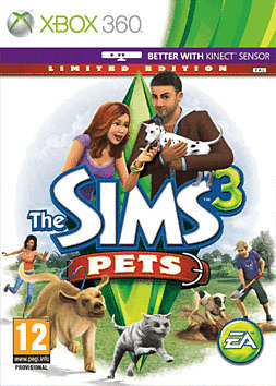 THE SIMS 3 PETS GAME FOR XBOX 360
