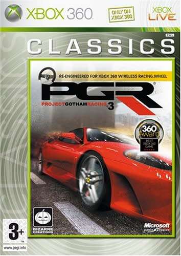 PGR project gotham racing 3 (classics) game for xbox 360