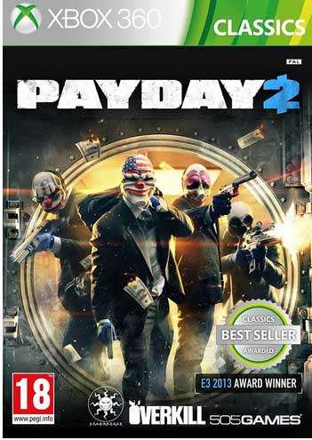PAYDAY 2 (CLASSICS) GAME FOR XBOX 360