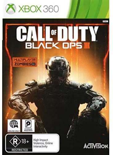 CALL OF DUTY BLACK OPS III / 3 GAME FOR XBOX 360