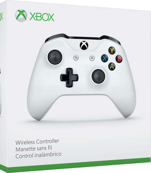 OFFICIAL XBOX ONE WIRELESS CONTROLLER / WHITE (ORIGINAL CONTROLLER NOT REPLACEMENT OR GENERIC)