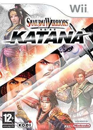 Nintendo wii game - samurai warriors katana