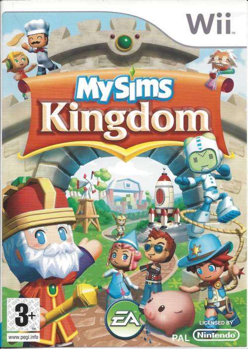 MY SIMS KINGDOM GAME FOR NINTENDO WII