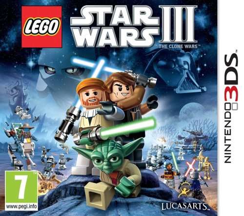 LEGO STAR WARS III THE CLONE WARS GAME FOR NINTENDO 3DS
