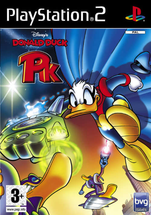 DISNEYS DONALD DUCK PK GAME FOR PS2