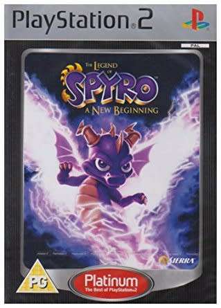 THE LEGEND OF SPYRO A NEW BEGINNING (PLATINUM) GAME FOR PS2