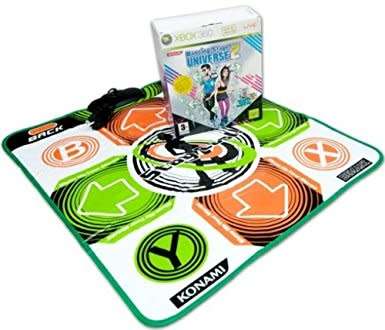 DANCING STAGE UNIVERSE 2 GAME + DANCING MAT BUNDLE GAME FOR XBOX 360