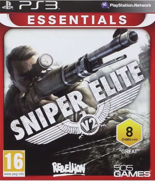 SNIPER ELITE V2 (ESSENTIALS) GAME FOR PS3