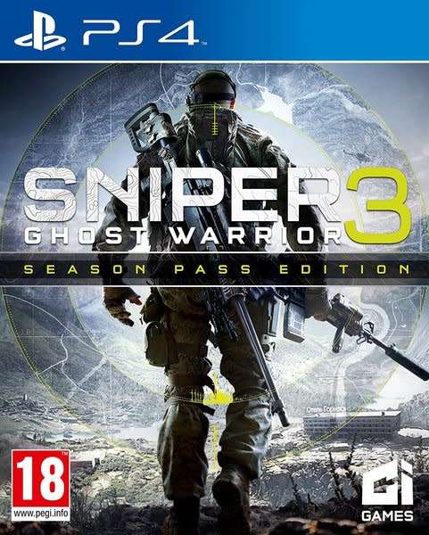 SNIPER GHOST WARRIOR 3 : SEASON PASS EDITION GAME FOR PS4 / BRAND NEW