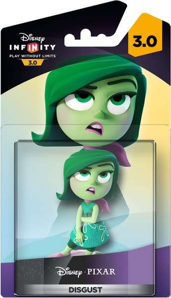 Disney infinity 3.0 disgust figure - character - new