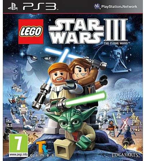 LEGO STAR WARS III THE CLONE WARS GAME FOR PS3