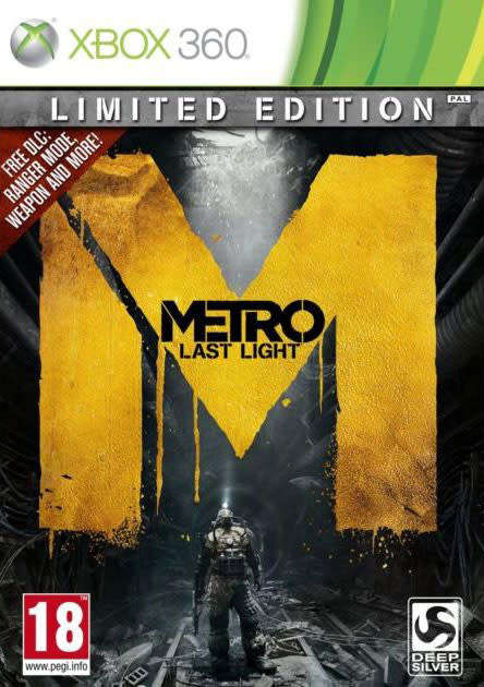 Xbox 360 game - metro last light limited edition
