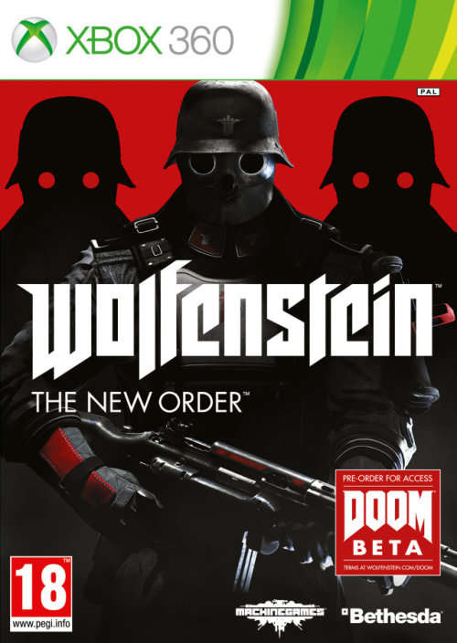 WOLFENSTEIN THE NEW ORDER GAME FOR XBOX 360