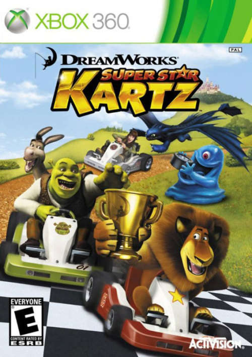 DREAMWORKS SUPER STAR KARTZ GAME FOR XBOX 360