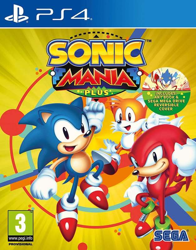 Sonic mania plus (art book edition) game for ps4 - new