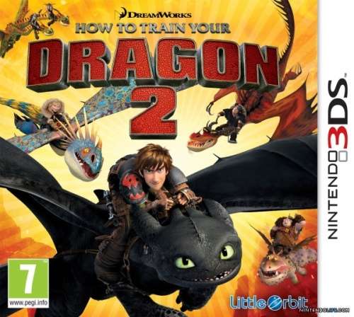 Nintendo 3ds game - how to train your dragon 2
