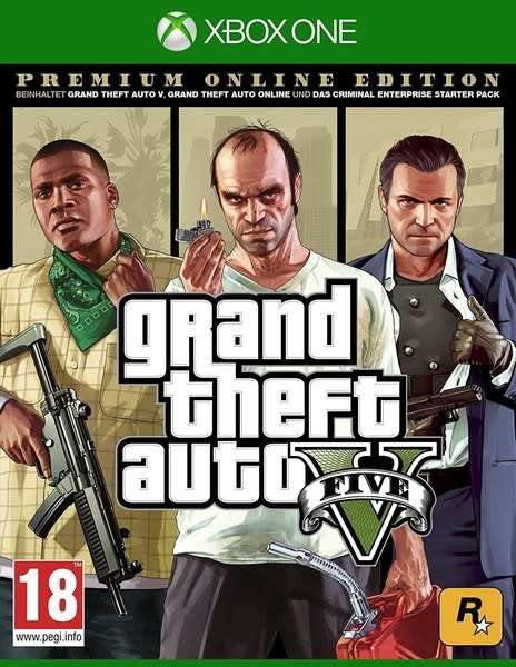 GRAND THEFT AUTO V / GTA V PREMIUM ONLINE EDITION GAME FOR XBOX ONE (BRAND NEW SEALED)