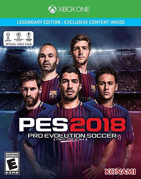 PRO EVOLUTION SOCCER 2018 (LEGENDARY EDITION) / PES 2018 XBOX ONE GAME (BRAND NEW SEALED)