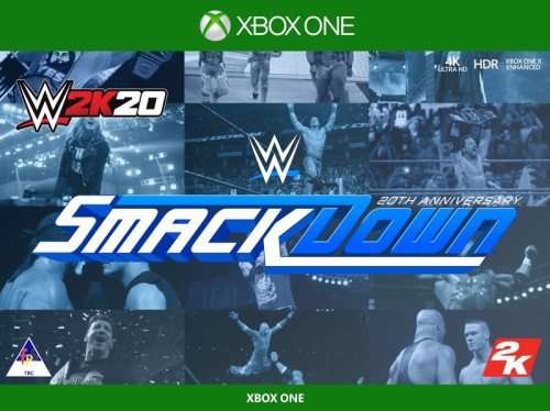 WWE 2K20 COLLECTOR`S EDITION (SMACKDOWN 20TH ANNIVERSARY) GAME FOR XBOX ONE / BRAND NEW SEALED
